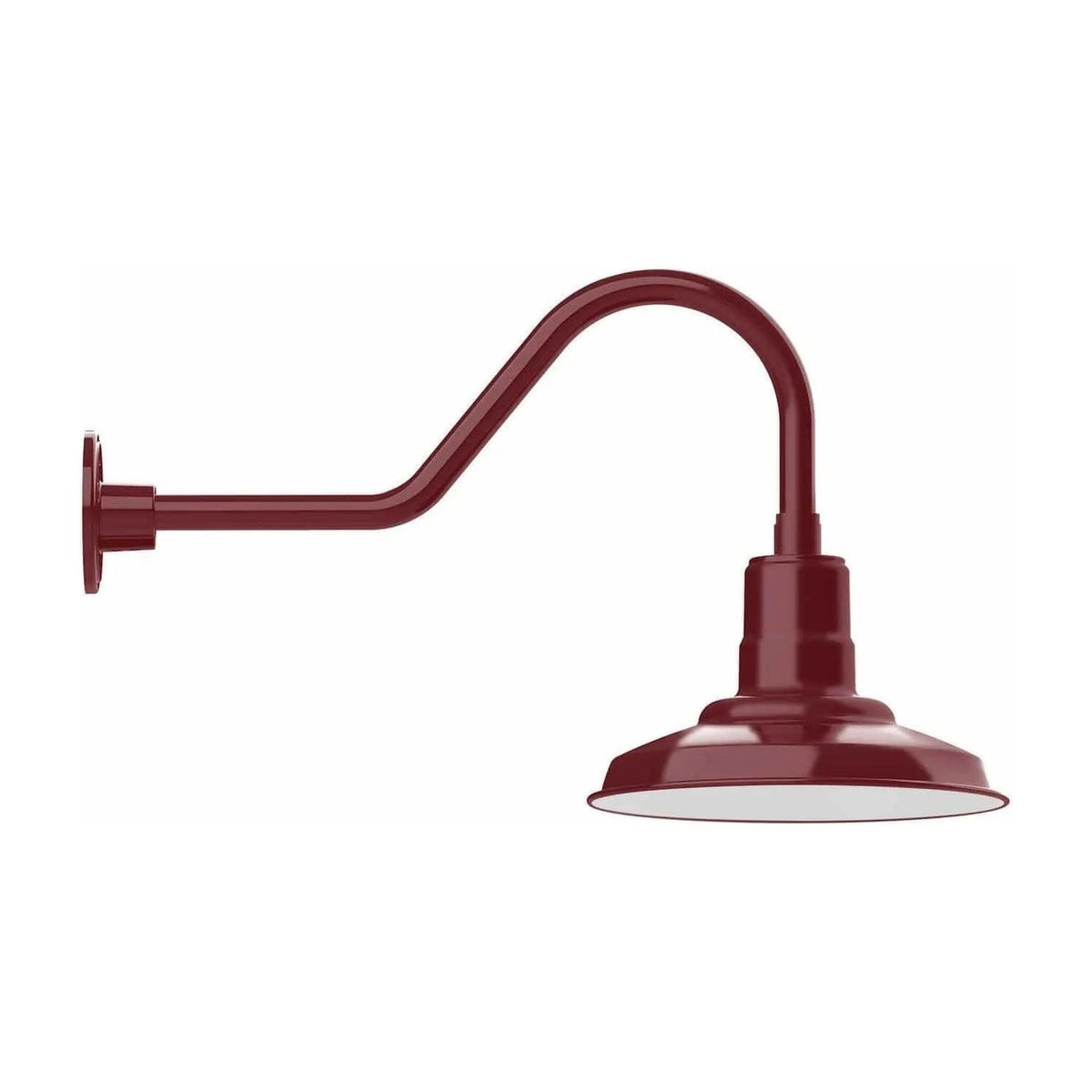 Montclair Light Works - Warehouse 12" Gooseneck Wall Light - GNB182-55 | Montreal Lighting & Hardware