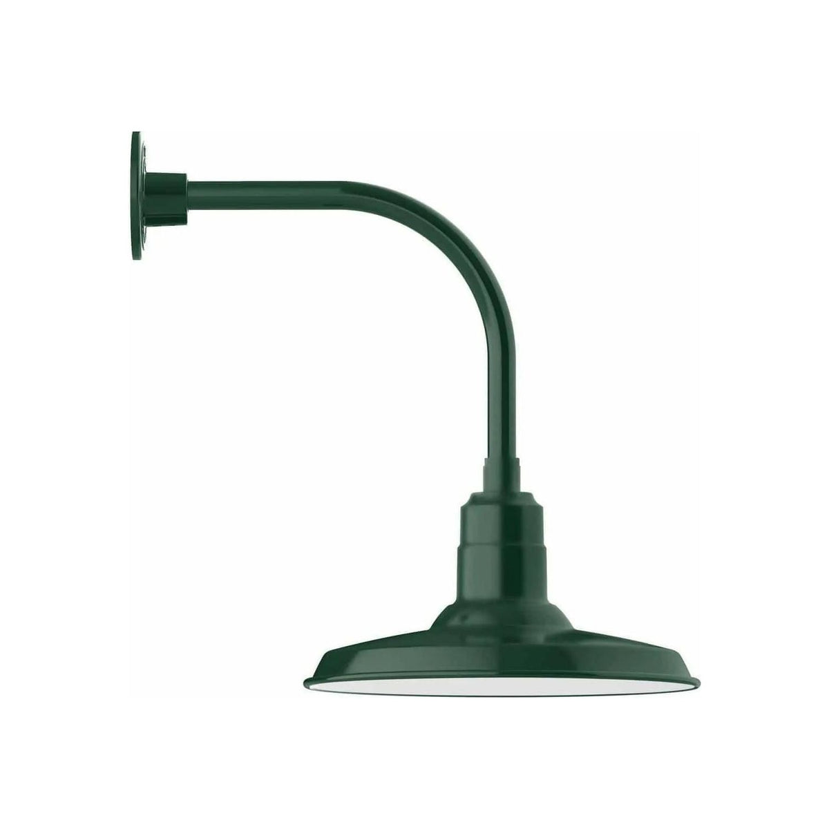 Montclair Light Works - Warehouse 14" Curved Arm Wall Light - GNU183-42 | Montreal Lighting & Hardware