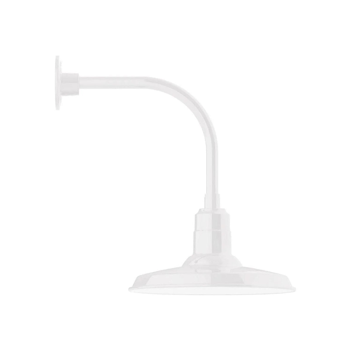 Montclair Light Works - Warehouse 14" Curved Arm Wall Light - GNU183-44 | Montreal Lighting & Hardware