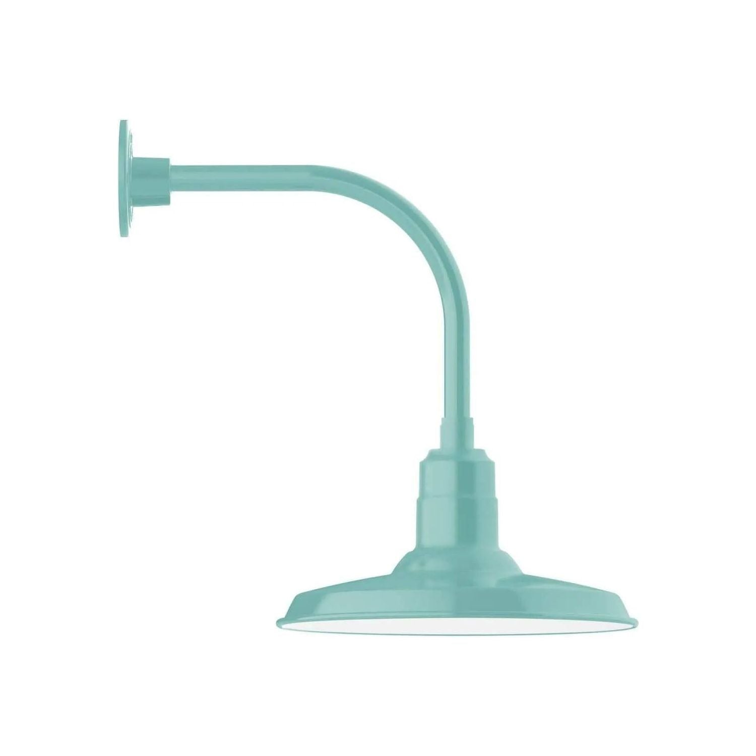 Montclair Light Works - Warehouse 14" Curved Arm Wall Light - GNU183-48 | Montreal Lighting & Hardware