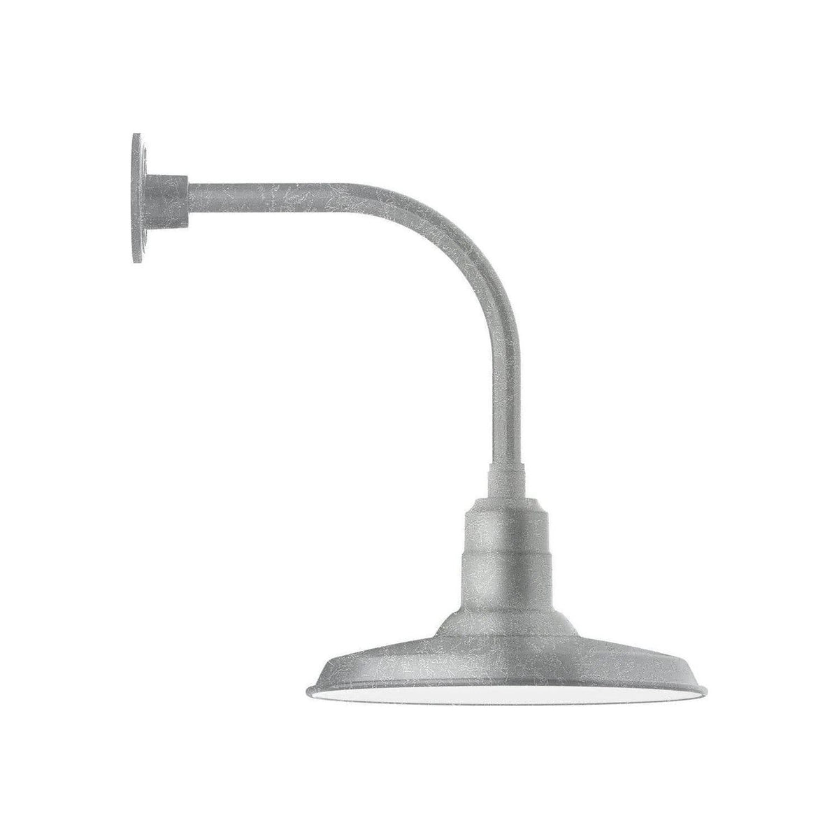 Montclair Light Works - Warehouse 14" Curved Arm Wall Light - GNU183-49 | Montreal Lighting & Hardware