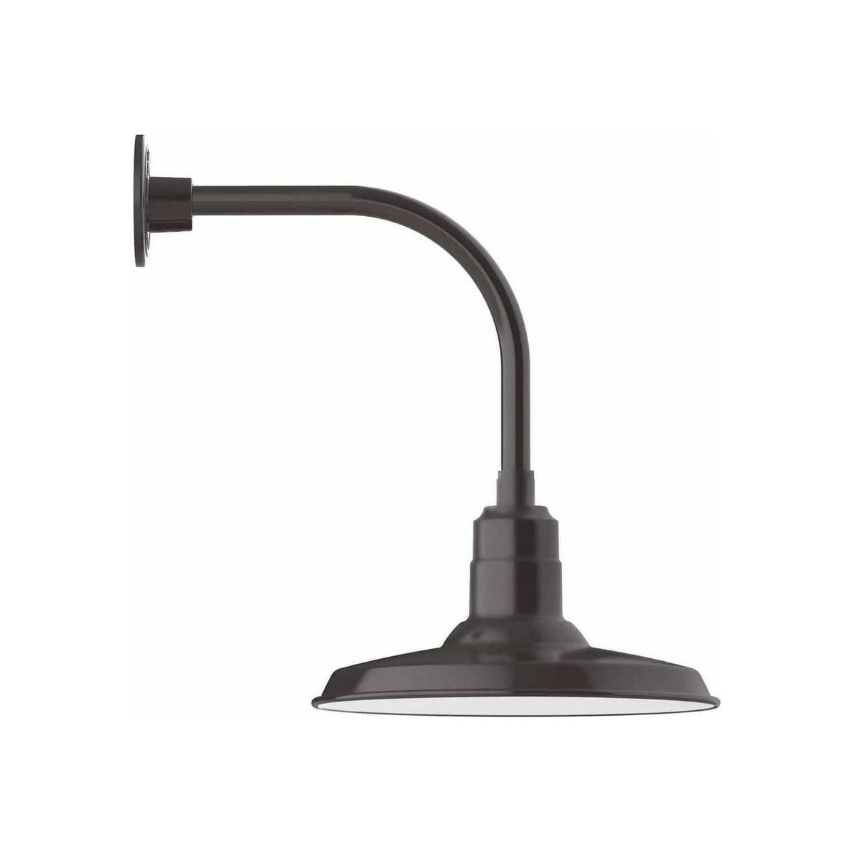 Montclair Light Works - Warehouse 14" Curved Arm Wall Light - GNU183-51 | Montreal Lighting & Hardware