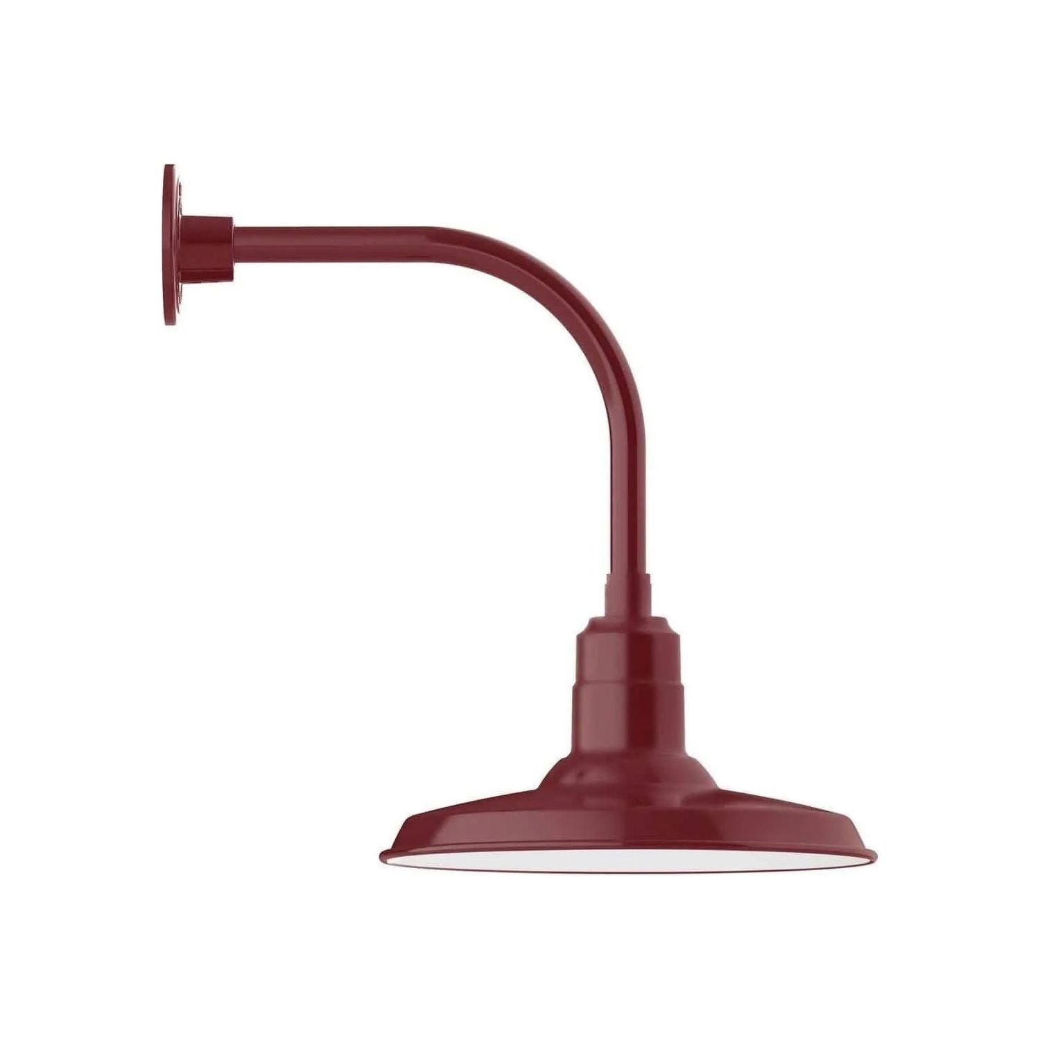 Montclair Light Works - Warehouse 14" Curved Arm Wall Light - GNU183-55 | Montreal Lighting & Hardware