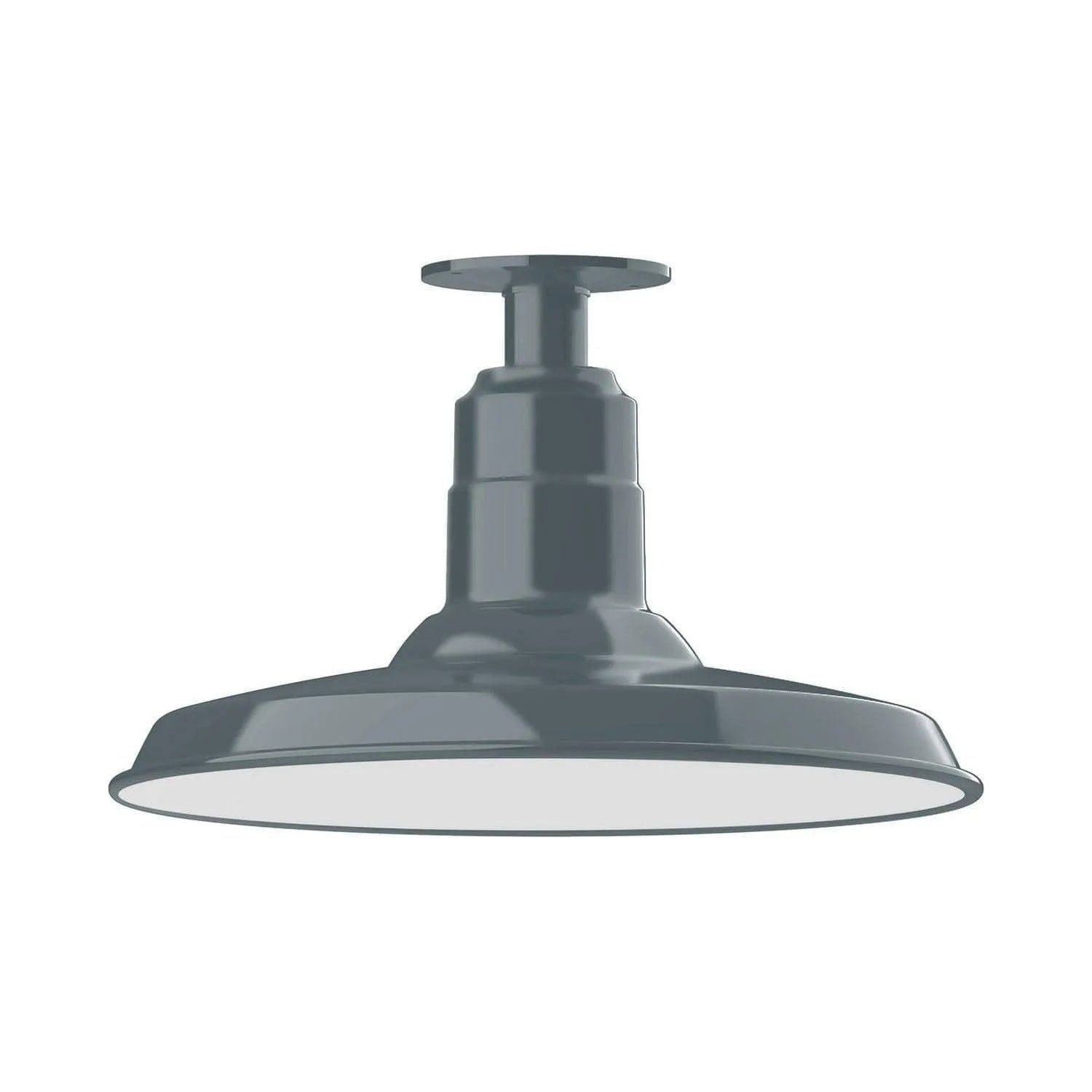 Montclair Light Works - Warehouse 14" Flush Mount - FMB183-40 | Montreal Lighting & Hardware