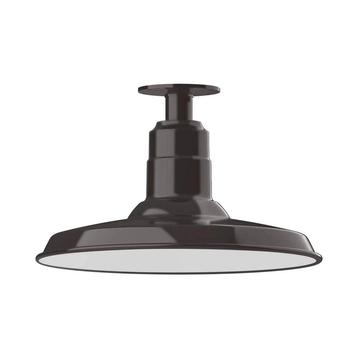 Montclair Light Works - Warehouse 14" Flush Mount - FMB183-51 | Montreal Lighting & Hardware