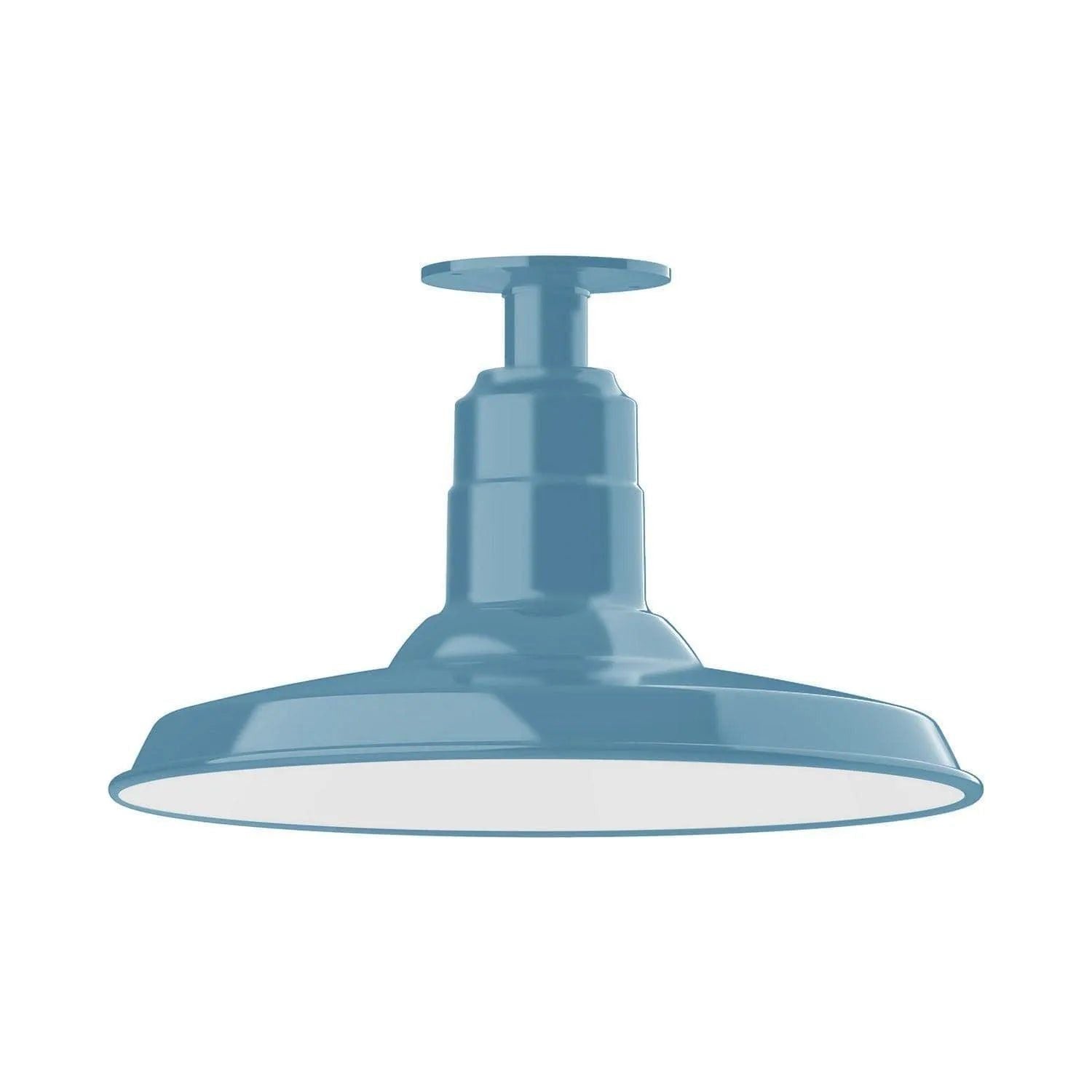 Montclair Light Works - Warehouse 14" Flush Mount - FMB183-54 | Montreal Lighting & Hardware