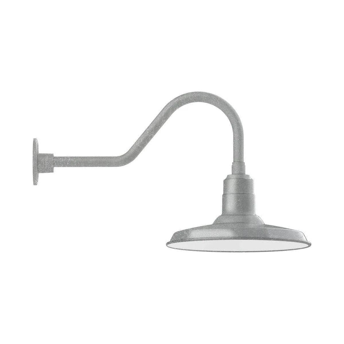 Montclair Light Works - Warehouse 14" Gooseneck Wall Light - GNB183-49 | Montreal Lighting & Hardware