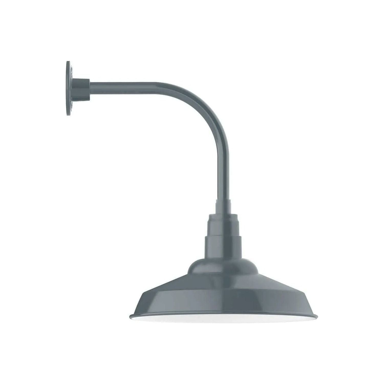 Montclair Light Works - Warehouse 16" Curved Arm Wall Light - GNU184-40 | Montreal Lighting & Hardware