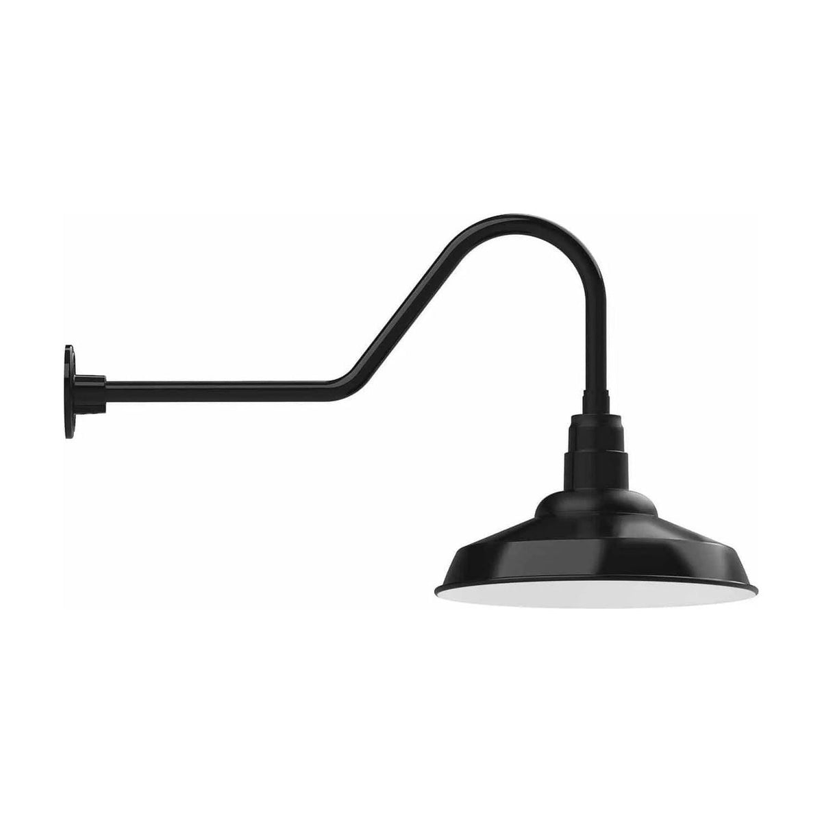 Montclair Light Works - Warehouse 16" Gooseneck Wall Light - GNC184-41 | Montreal Lighting & Hardware