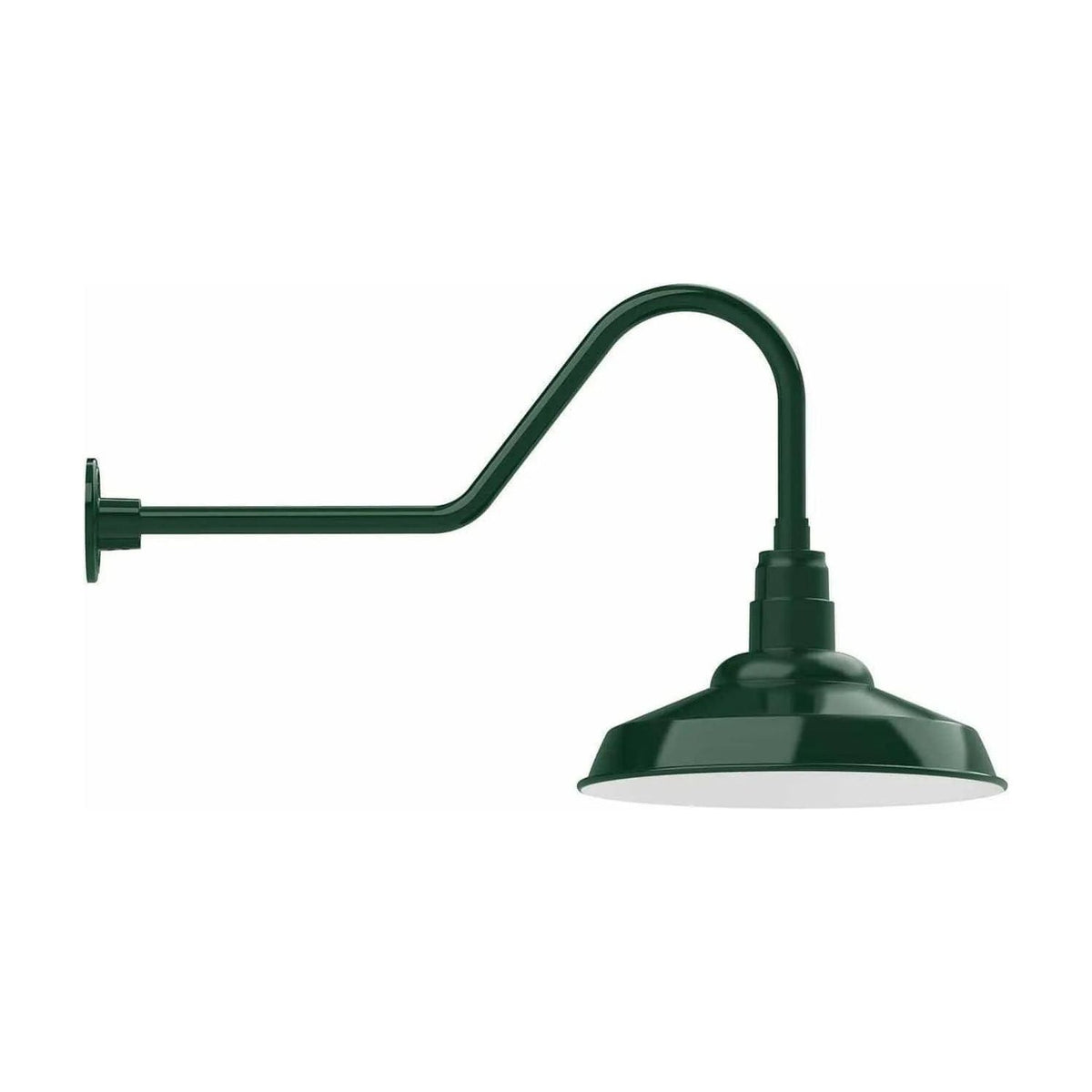 Montclair Light Works - Warehouse 16" Gooseneck Wall Light - GNC184-42 | Montreal Lighting & Hardware