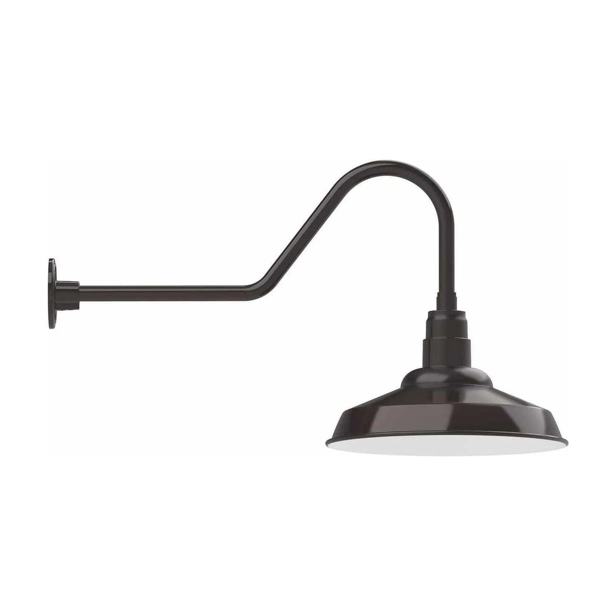 Montclair Light Works - Warehouse 16" Gooseneck Wall Light - GNC184-51 | Montreal Lighting & Hardware