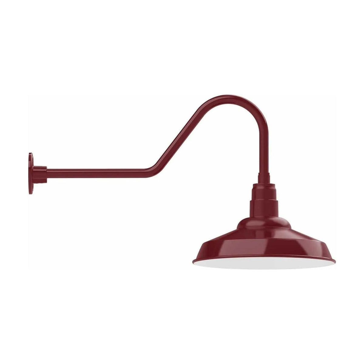 Montclair Light Works - Warehouse 16" Gooseneck Wall Light - GNC184-55 | Montreal Lighting & Hardware