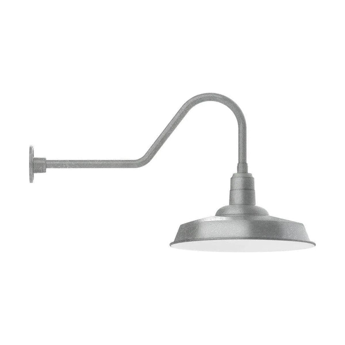 Montclair Light Works - Warehouse 18" Gooseneck Wall Light - GNC185-49 | Montreal Lighting & Hardware