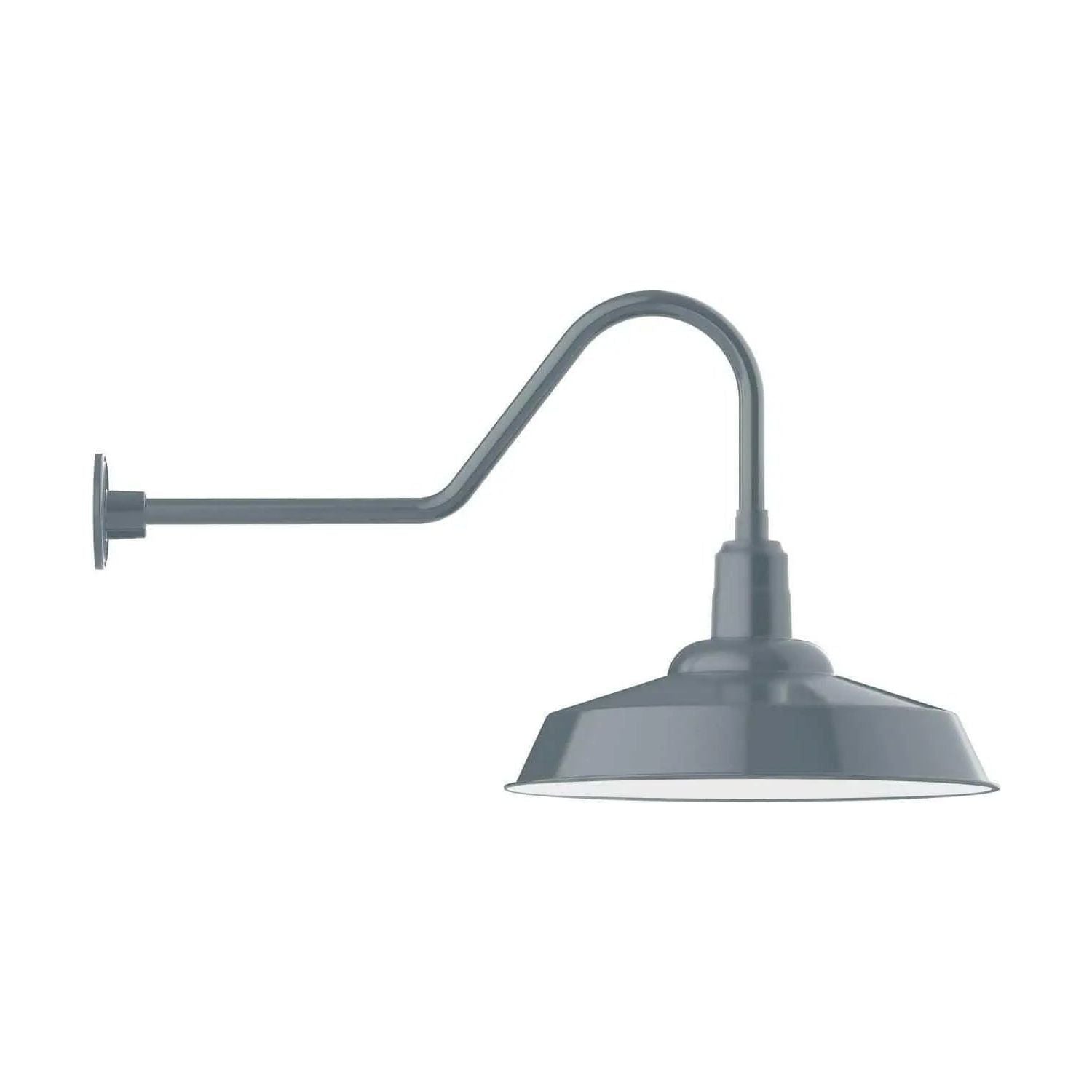 Montclair Light Works - Warehouse 20" Gooseneck Wall Light - GNC186-40 | Montreal Lighting & Hardware