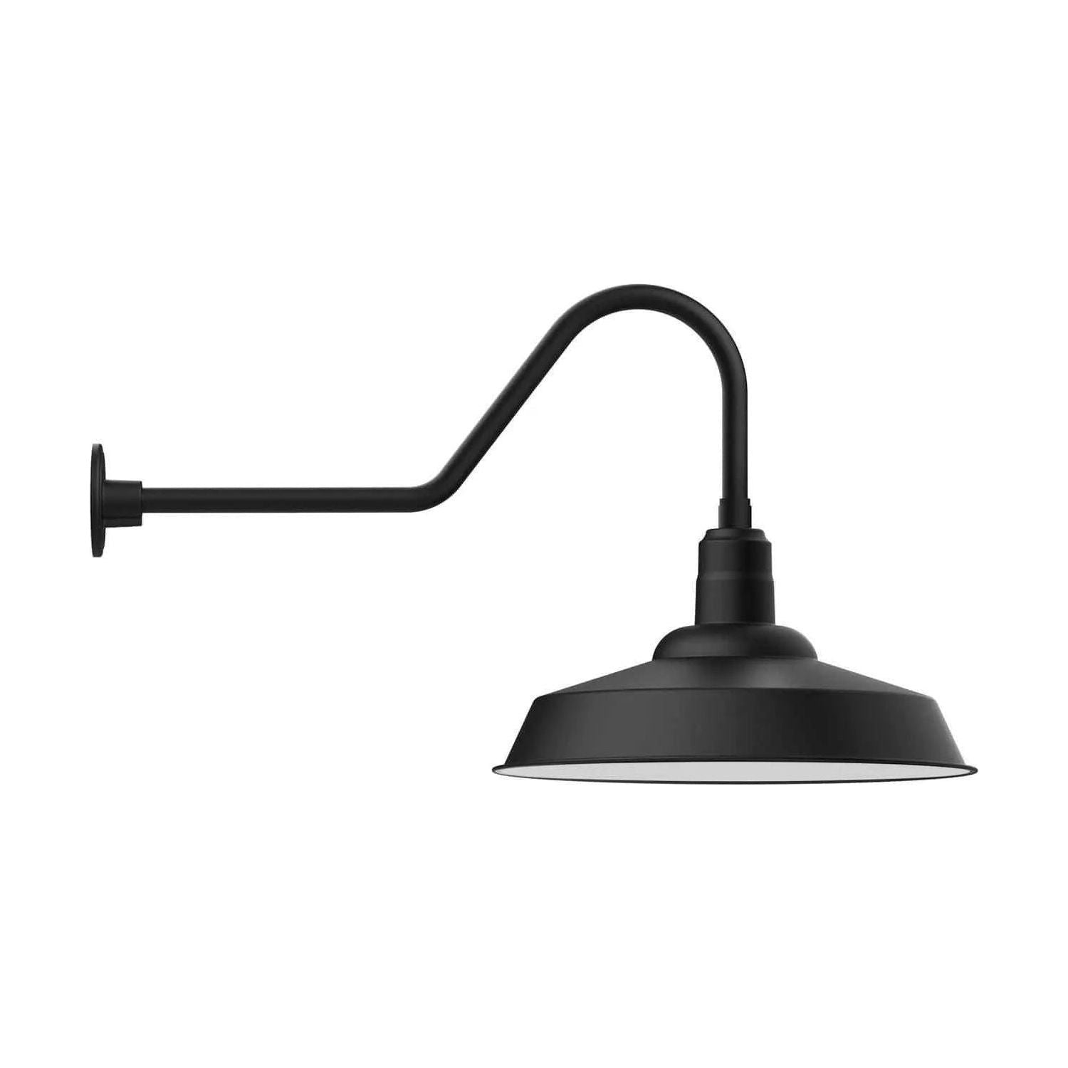 Montclair Light Works - Warehouse 20" Gooseneck Wall Light - GNC186-40 | Montreal Lighting & Hardware