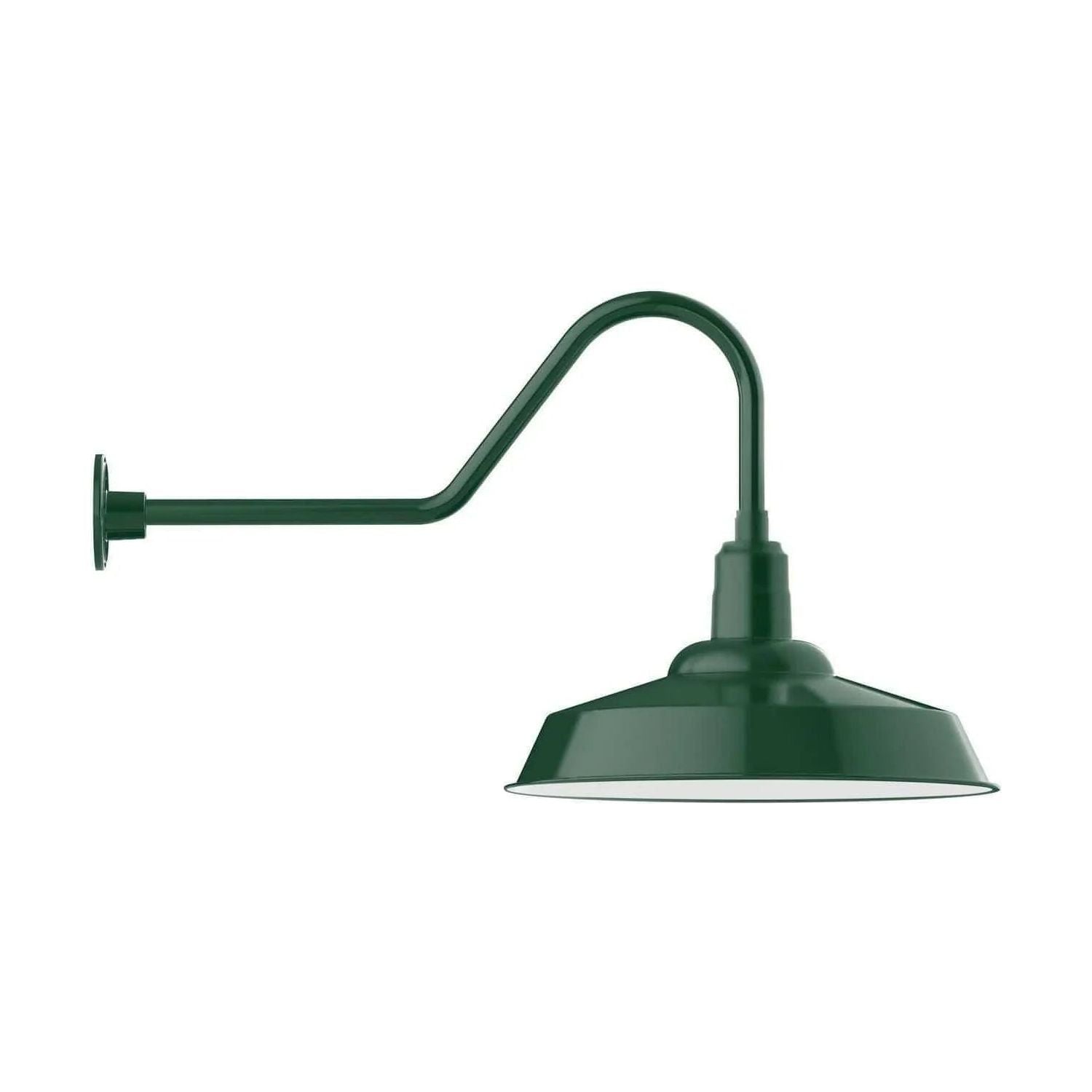 Montclair Light Works - Warehouse 20" Gooseneck Wall Light - GNC186-42 | Montreal Lighting & Hardware