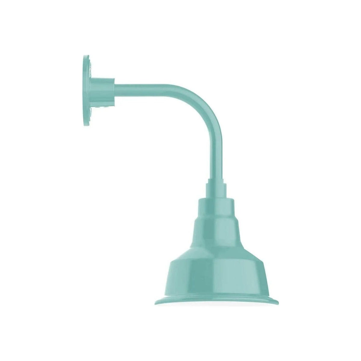 Montclair Light Works - Warehouse 8" Curved Arm Wall Light - GNT180-48 | Montreal Lighting & Hardware