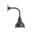 Montclair Light Works - Warehouse 8" Curved Arm Wall Light - GNT180-51 | Montreal Lighting & Hardware