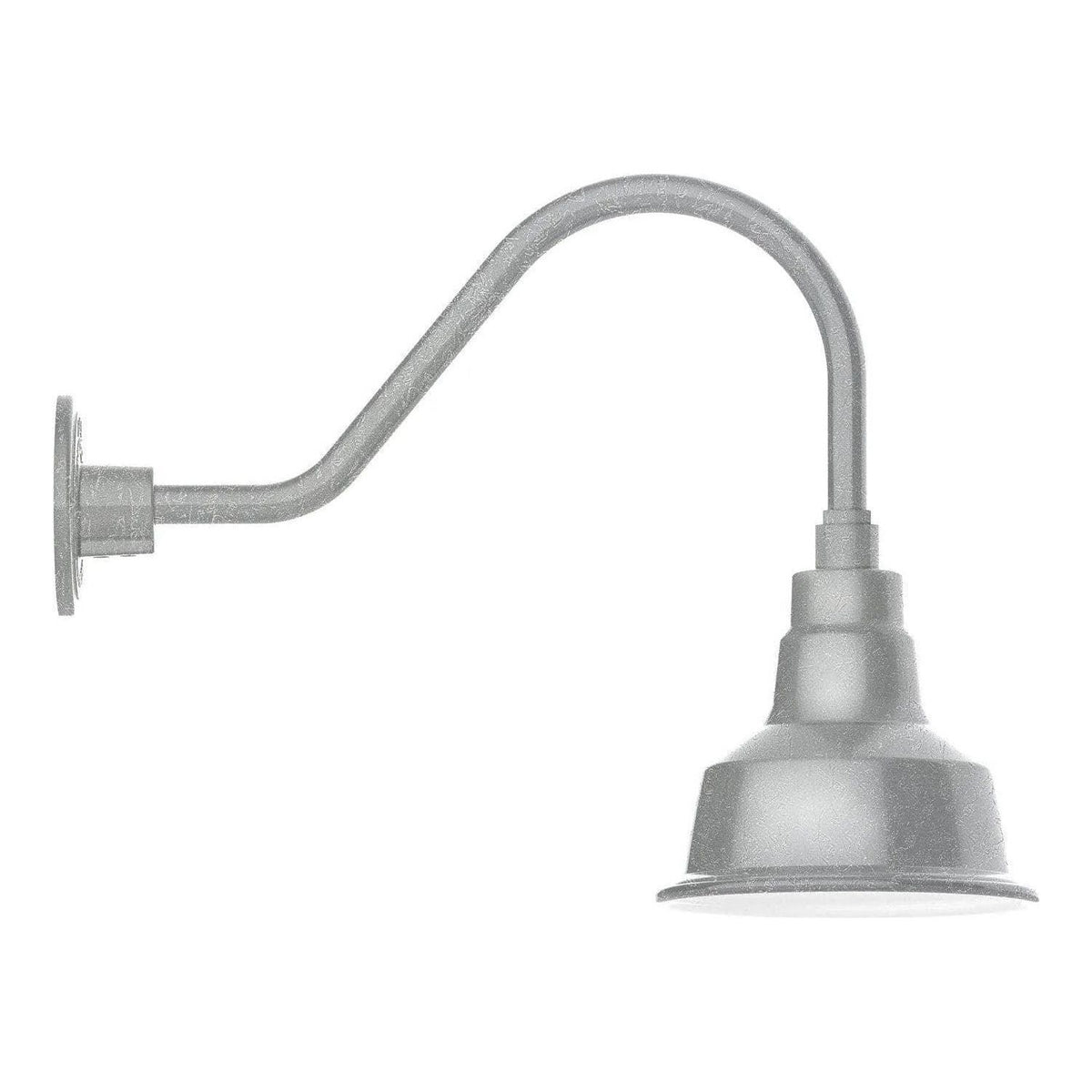 Montclair Light Works - Warehouse 8" Gooseneck Wall Light - GNA180-49 | Montreal Lighting & Hardware
