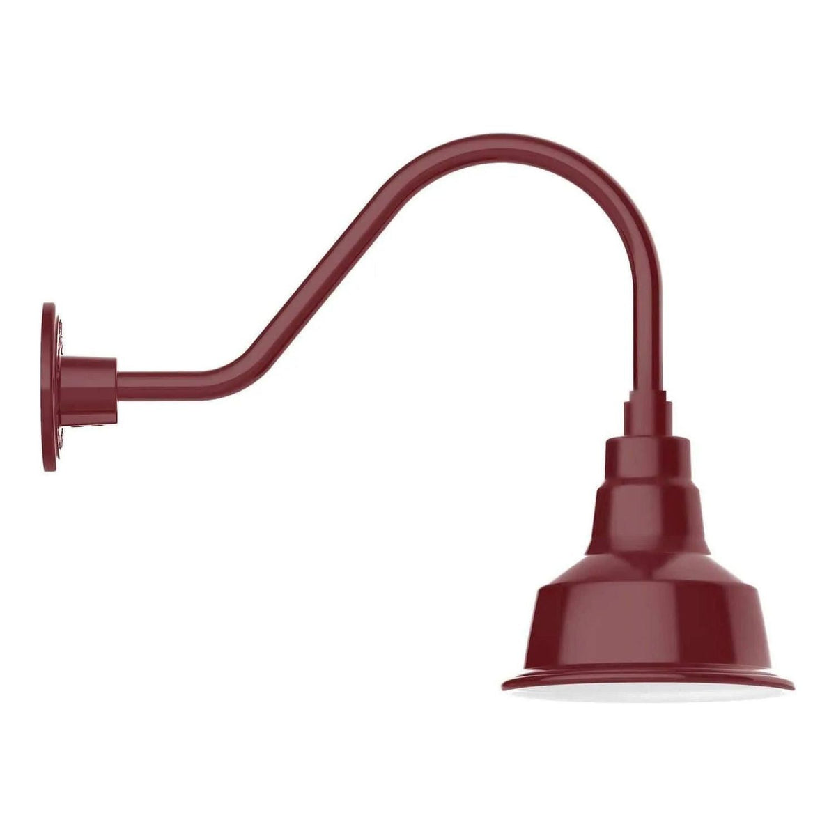 Montclair Light Works - Warehouse 8" Gooseneck Wall Light - GNA180-55 | Montreal Lighting & Hardware