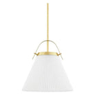 Montreal Lighting & Hardware - Aldridge Pendant by Hudson Valley | QUICK SHIP - 9624-AGB-OS | Montreal Lighting & Hardware