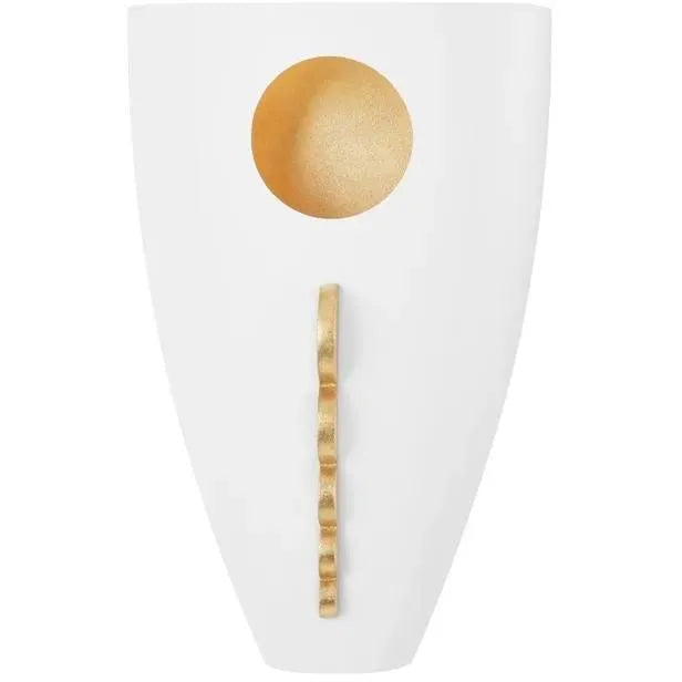 Mitzi - H378101-GL/WH - One Light Wall Sconce - Ari - Gold Leaf/White