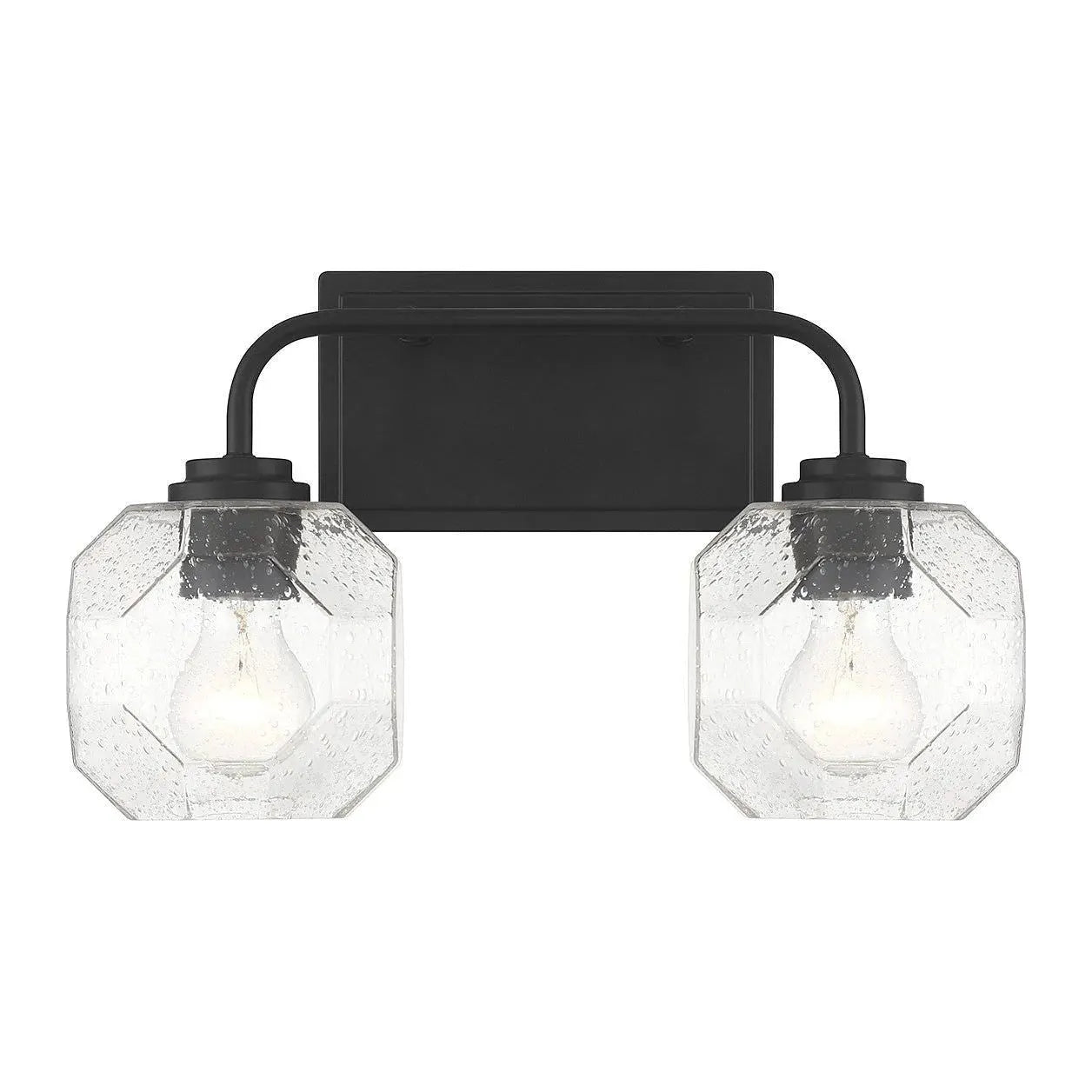 Montreal Lighting & Hardware - Baldwin Bathroom Vanity by Savoy House Exclusive - V6-L8-4399-2-BK | Montreal Lighting & Hardware