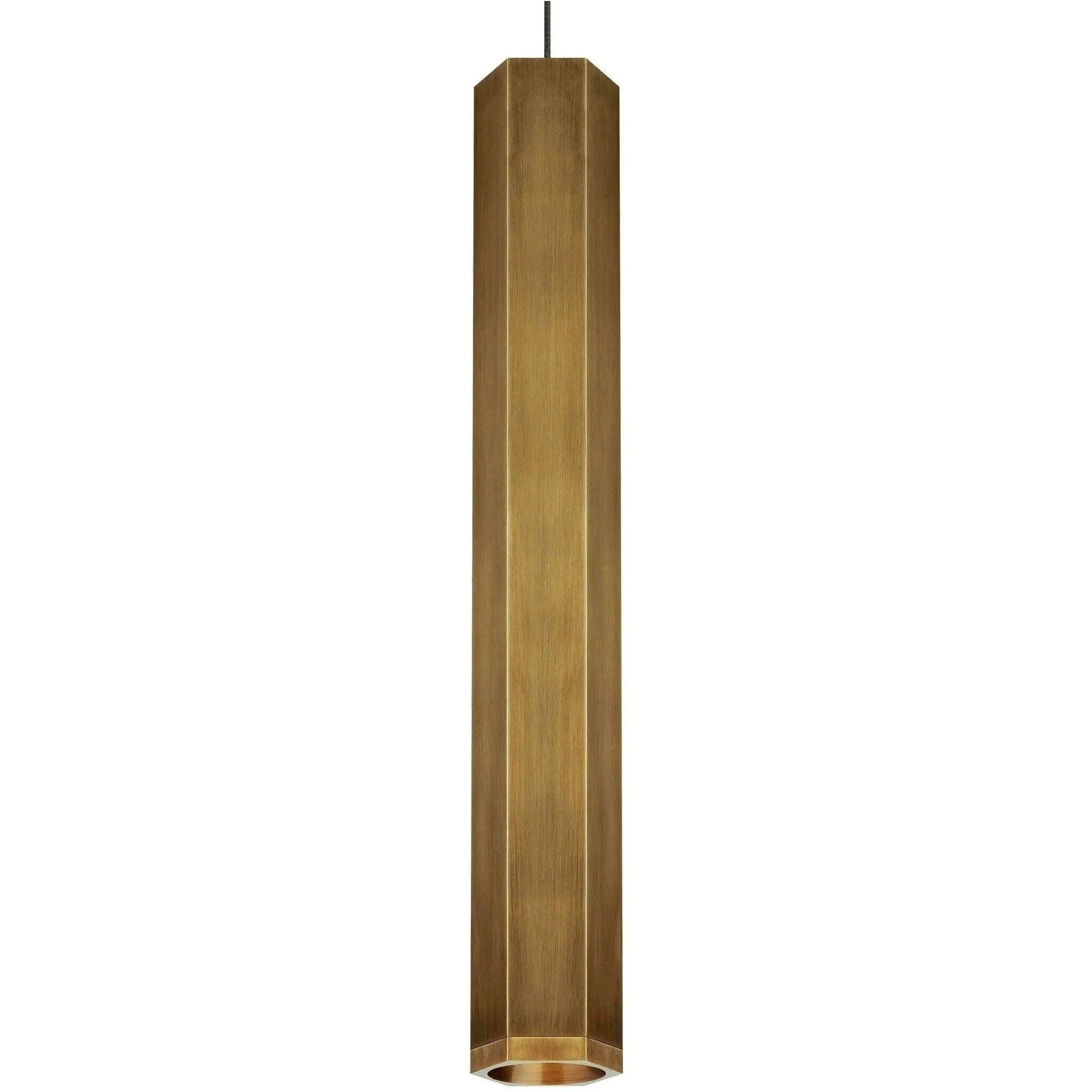 Montreal Lighting & Hardware - Blok Pendant by Visual Comfort Modern - 700MPBLKLRR-LED930-OB | Montreal Lighting & Hardware