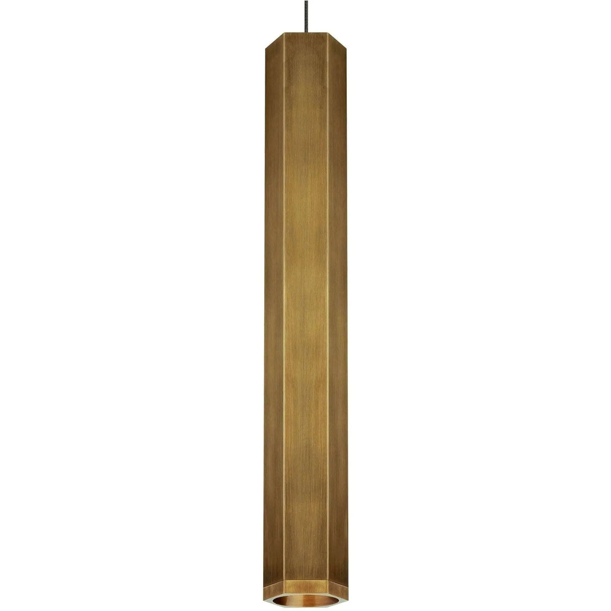 Montreal Lighting & Hardware - Blok Pendant by Visual Comfort Modern - 700MPBLKLRR-LED930-OB | Montreal Lighting & Hardware