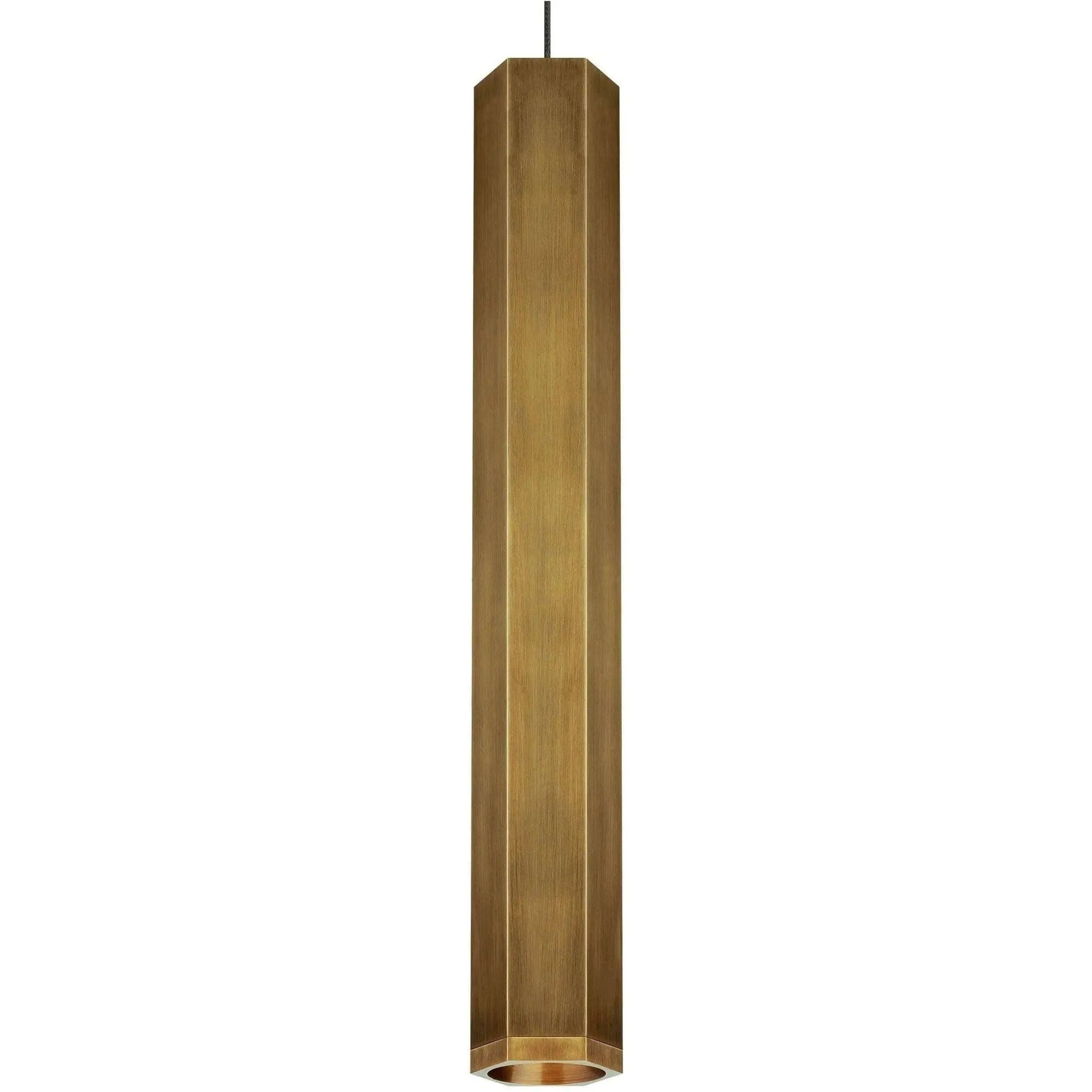 Montreal Lighting & Hardware - Blok Pendant by Visual Comfort Modern - 700MPBLKLRR-LED930-OB | Montreal Lighting & Hardware