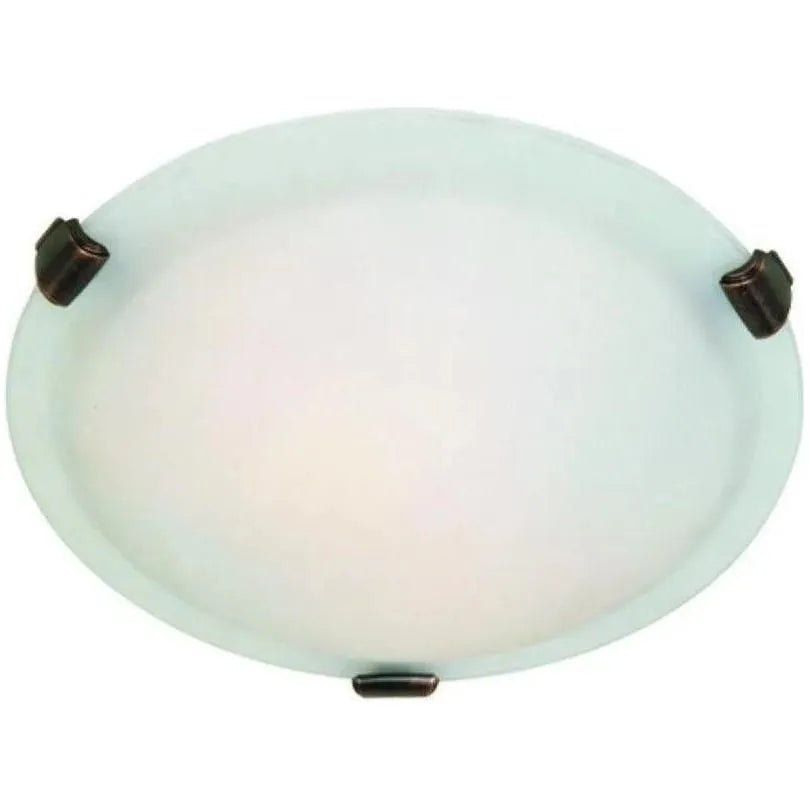 Montreal Lighting & Hardware - Clip Flush Two Light Flush Mount by Artcraft Lighting - AC2354BU | Montreal Lighting & Hardware