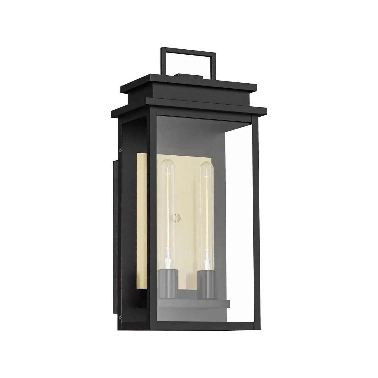 Montreal Lighting & Hardware - Cyrus LED Wall Mount by Savoy House Exclusive - V1-29600BK-AB | Montreal Lighting & Hardware