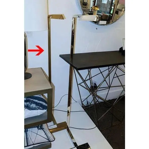 Montreal Lighting & Hardware - Dessau LED Floor Lamp by Visual Comfort Modern | OPEN BOX - 700PRTDES46NB-LED927-OB | Montreal Lighting & Hardware