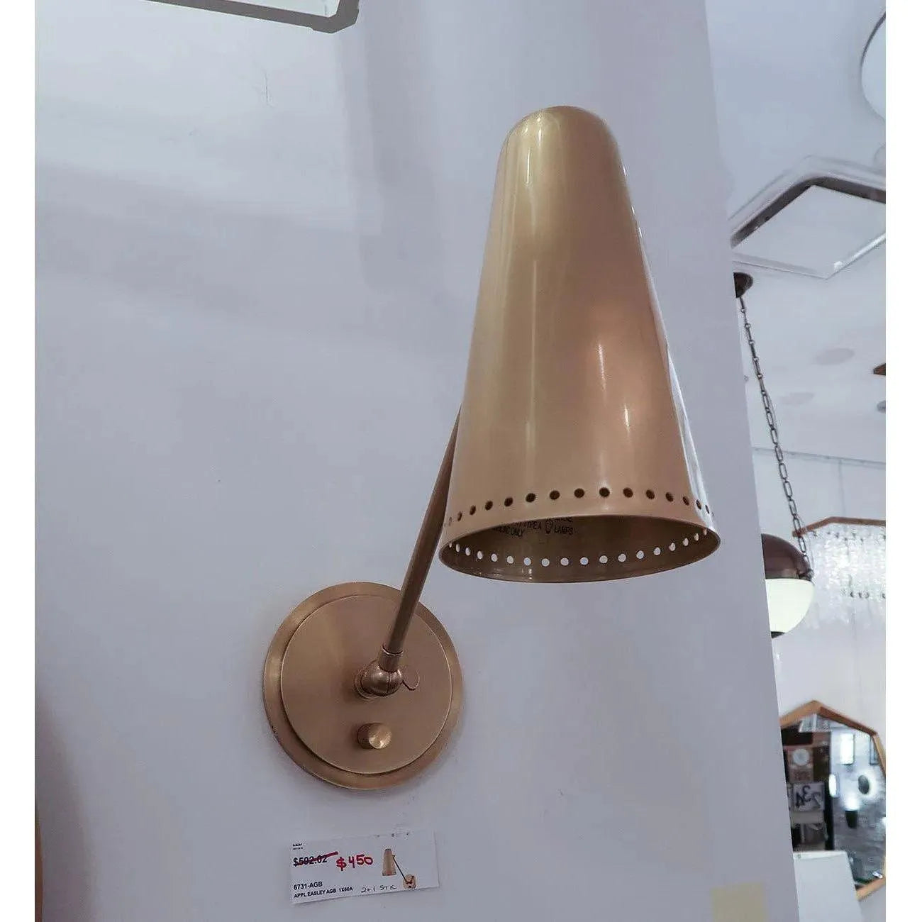 Montreal Lighting & Hardware - Easley Wall Sconce by Hudson Valley Lighting | OPEN BOX - 6731-AGB-OS | Montreal Lighting & Hardware