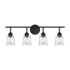 Montreal Lighting & Hardware - Fuller Bath Bar by Savoy House Exclusive - V6-L8-8055-4-BK | Montreal Lighting & Hardware