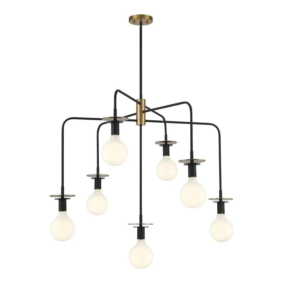 Montreal Lighting & Hardware - Godfrey Chandelier by Savoy House Exclusive - V6-L1-6005-7-143 | Montreal Lighting & Hardware