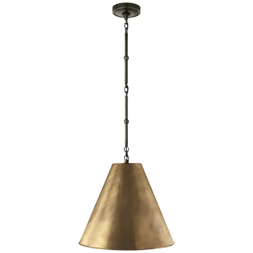 Montreal Lighting & Hardware - Goodman Small Hanging Light by Visual Comfort Signature | OPEN BOX - TOB 5090BZ-HAB-OB | Montreal Lighting & Hardware