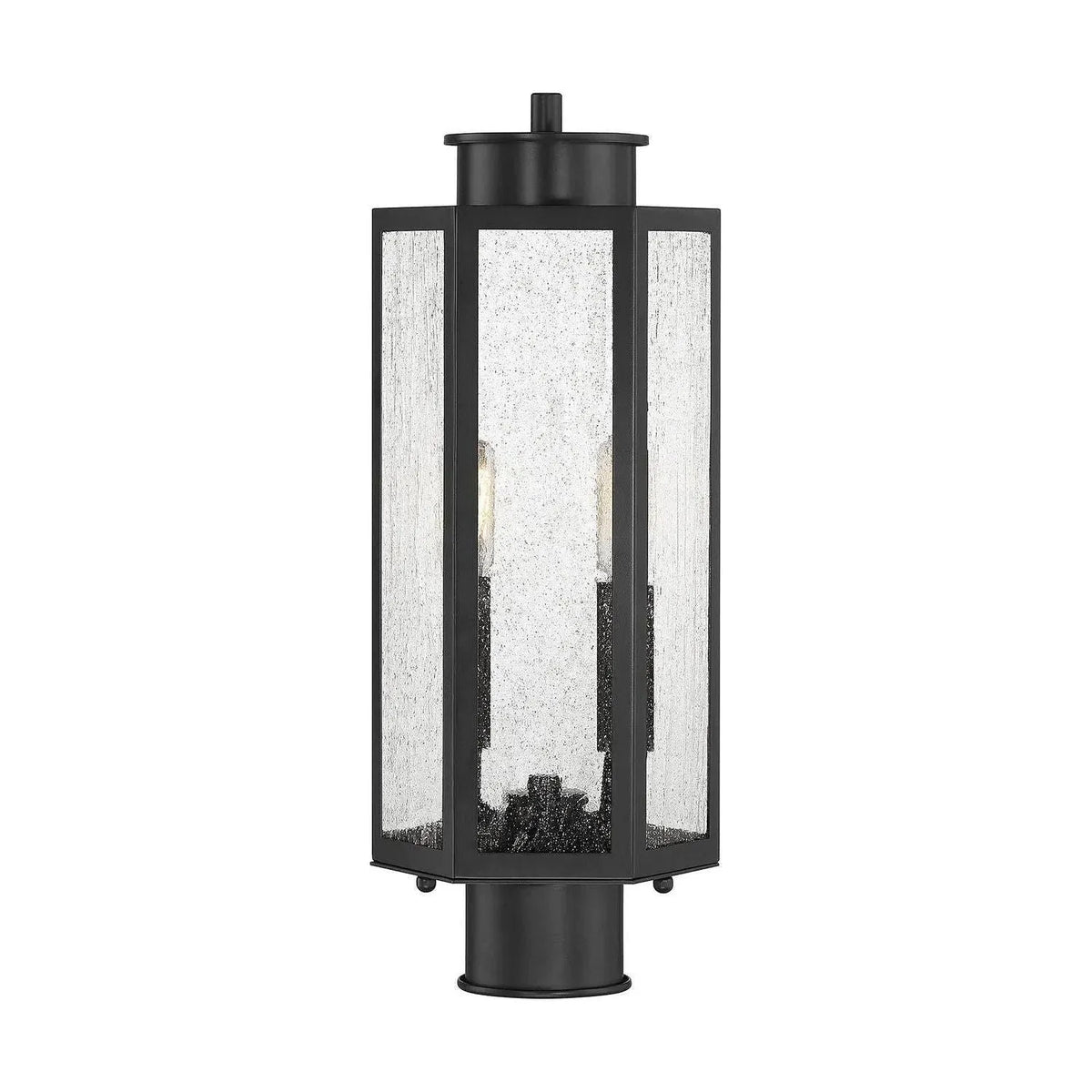 Montreal Lighting & Hardware - Hawthorne Outdoor Post Lantern by Savoy House Exclusive - V6-L5-5104-BK | Montreal Lighting & Hardware