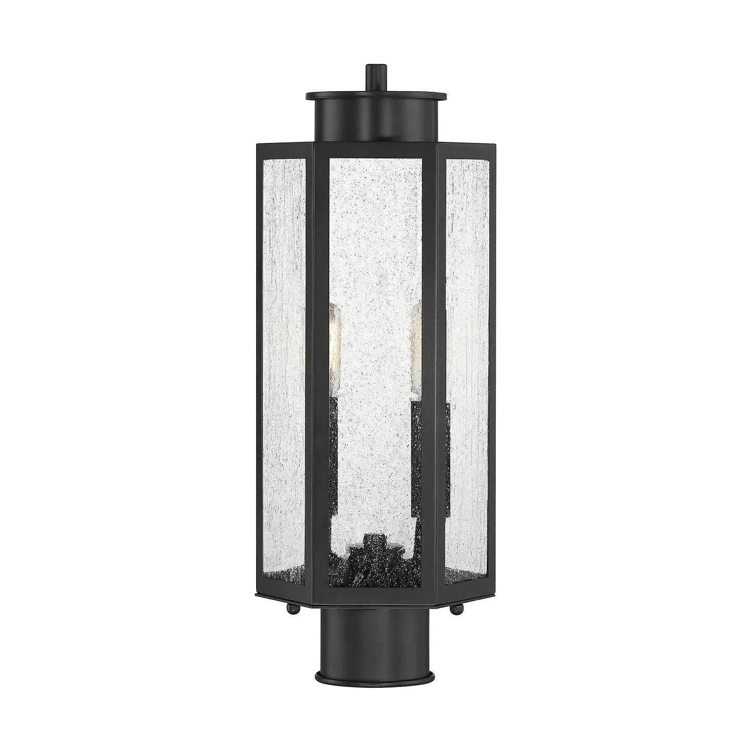 Montreal Lighting & Hardware - Hawthorne Outdoor Post Lantern by Savoy House Exclusive - V6-L5-5104-BK | Montreal Lighting & Hardware