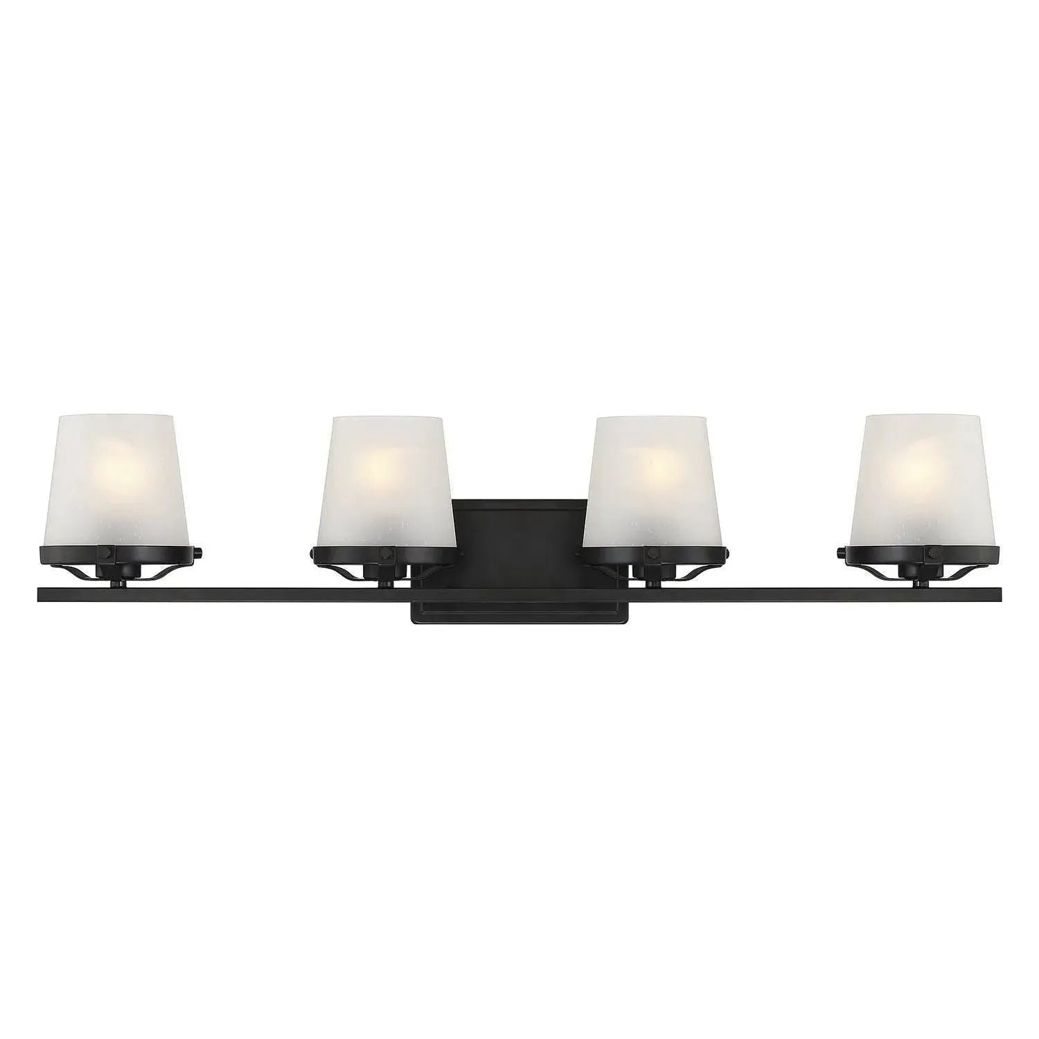 Montreal Lighting & Hardware - Klein Bathroom Vanity by Savoy House Exclusive - V6-L8-5250-4-BK | Montreal Lighting & Hardware