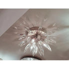 Montreal Lighting & Hardware - Lily Buds 18-Inch Three Light Flush Mount by Fine Art Handcrafted Lighting | Open Box - 881440ST-OB | Montreal Lighting & Hardware
