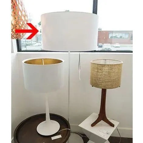 Montreal Lighting & Hardware - Maine Floor Lamp by Dainolite | OPEN BOX - MM221F-WH-790-OB | Montreal Lighting & Hardware