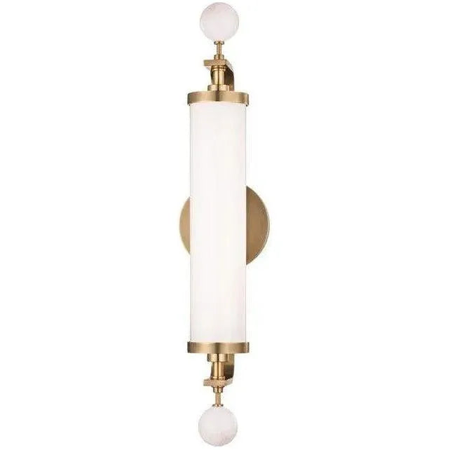 Montreal Lighting & Hardware - Royale LED Wall Sconce by Hudson Valley | Open Box - 2912-AGB-OB | Montreal Lighting & Hardware