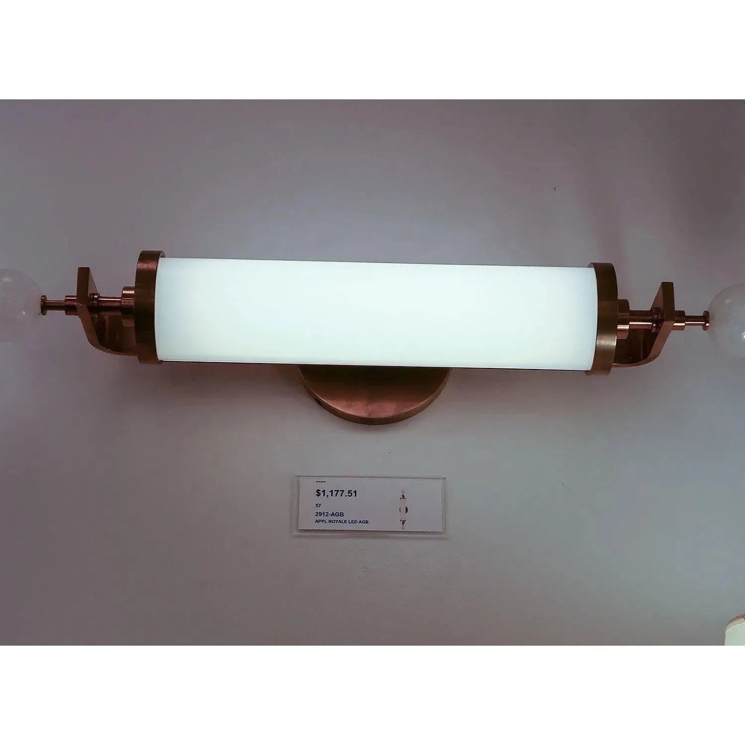 Montreal Lighting & Hardware - Royale LED Wall Sconce by Hudson Valley | Open Box - 2912-AGB-OB | Montreal Lighting & Hardware