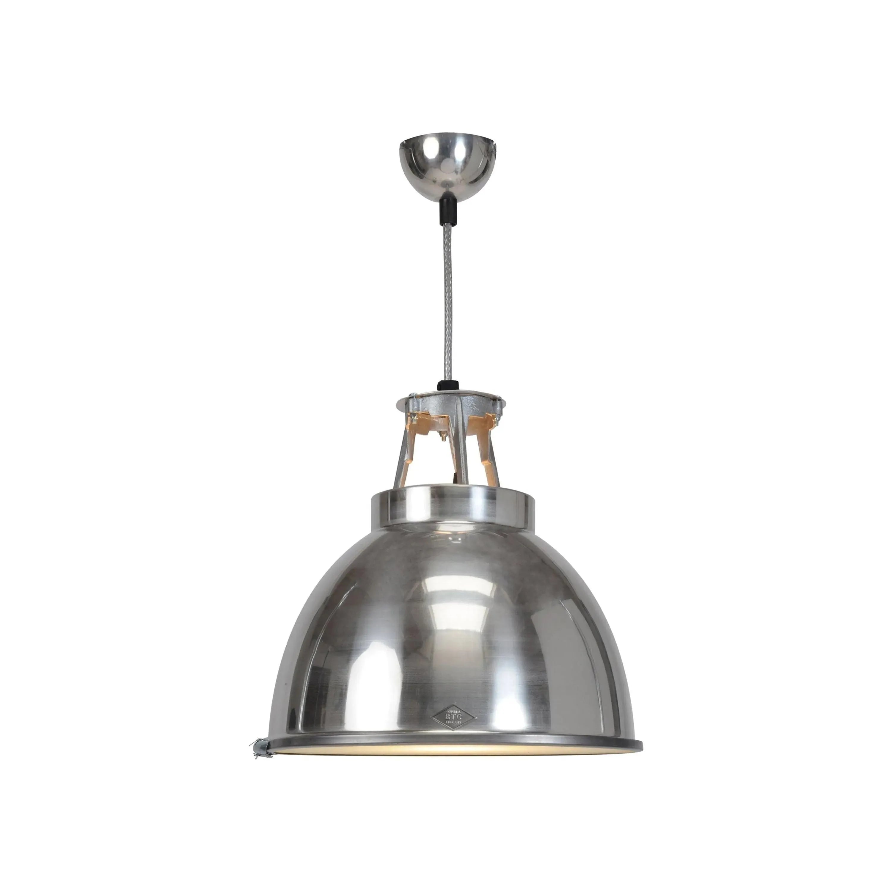 Montreal Lighting & Hardware - Titan Etched Glass Pendant by Original BTC | OPEN BOX - US-FP005GR/GL01E-OB | Montreal Lighting & Hardware
