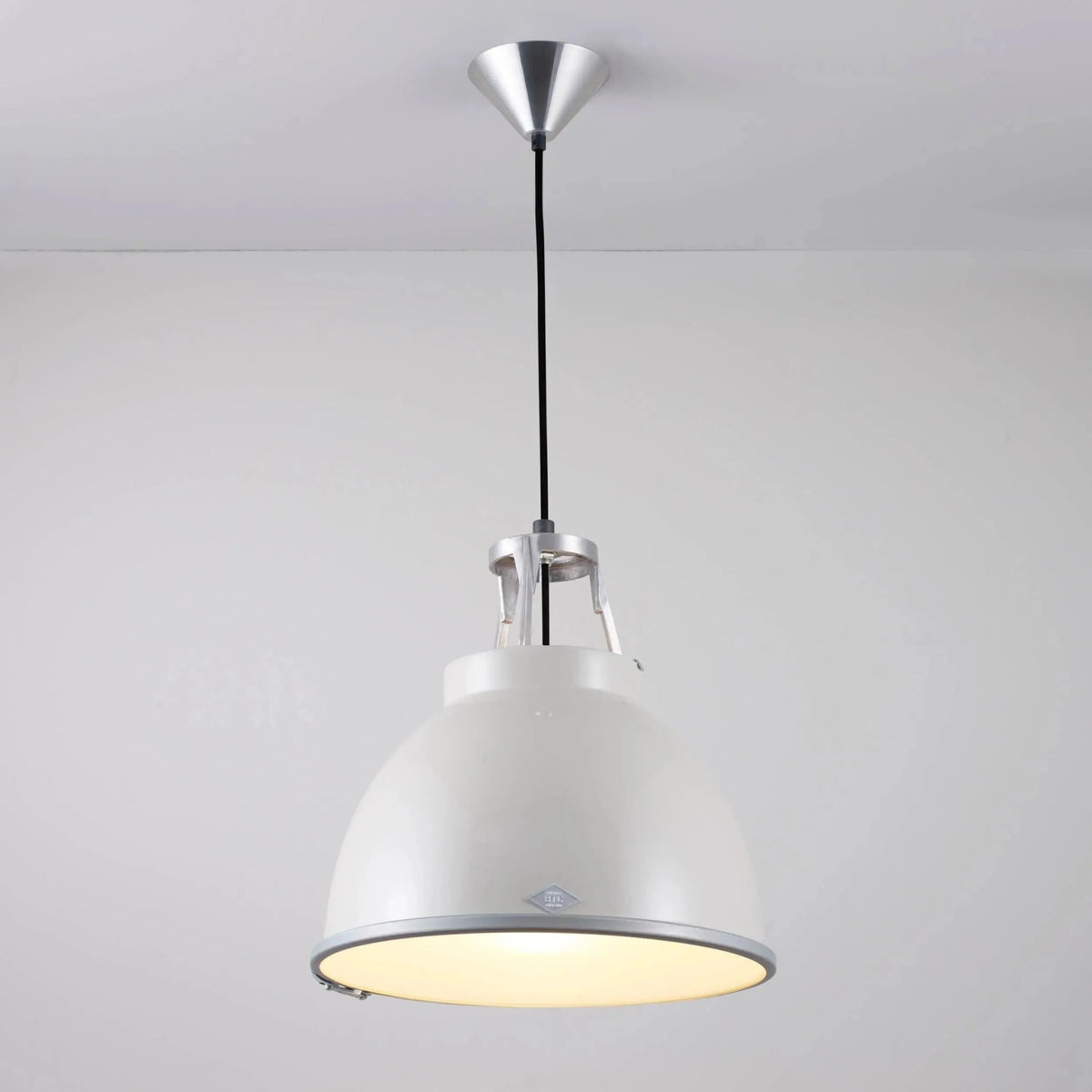 Montreal Lighting & Hardware - Titan Etched Glass Pendant by Original BTC | OPEN BOX - US-FP005GR/GL01E-OB | Montreal Lighting & Hardware
