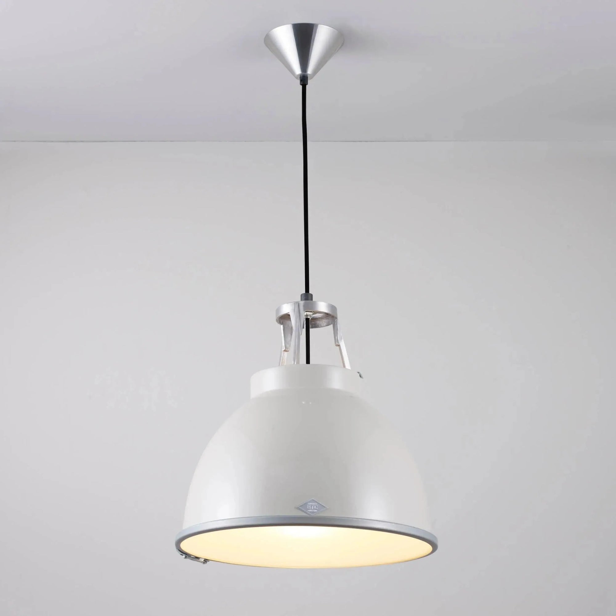 Montreal Lighting & Hardware - Titan Etched Glass Pendant by Original BTC | OPEN BOX - US-FP005GR/GL01E-OB | Montreal Lighting & Hardware