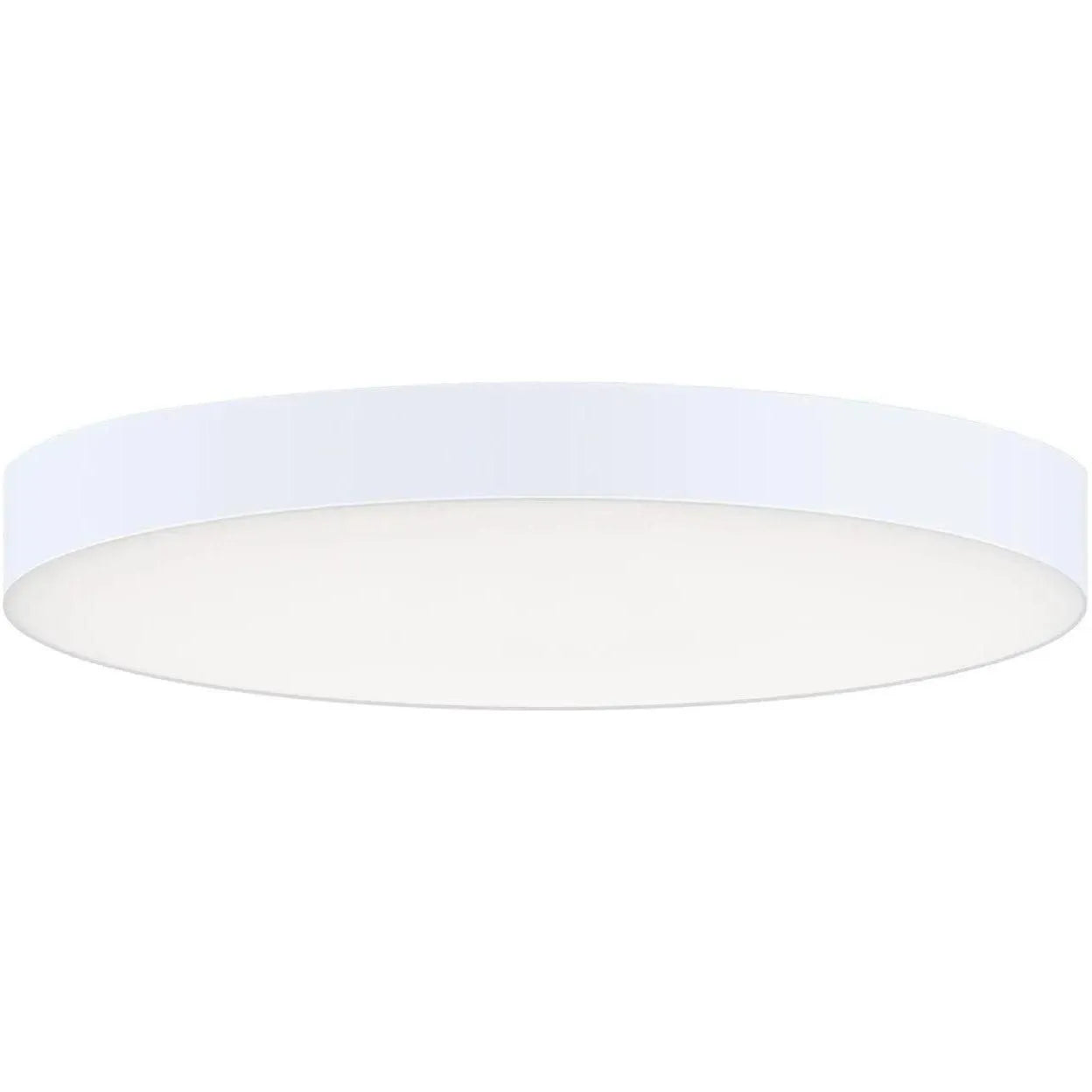 Montreal Lighting & Hardware - Trim Round LED Flush Mount by Maxim | OPEN BOX - 57660WTBK-OB | Montreal Lighting & Hardware