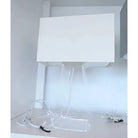 Montreal Lighting & Hardware - Tube Top Table Lamp by Pablo Designs | OPEN BOX - TT 21 WHT/CLR-OB | Montreal Lighting & Hardware