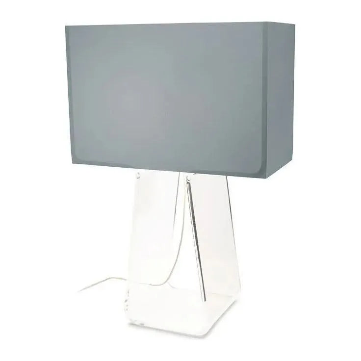 Montreal Lighting & Hardware - Tube Top Table Lamp by Pablo Designs | OPEN BOX - TT 27 GRY/CLR-OB | Montreal Lighting & Hardware